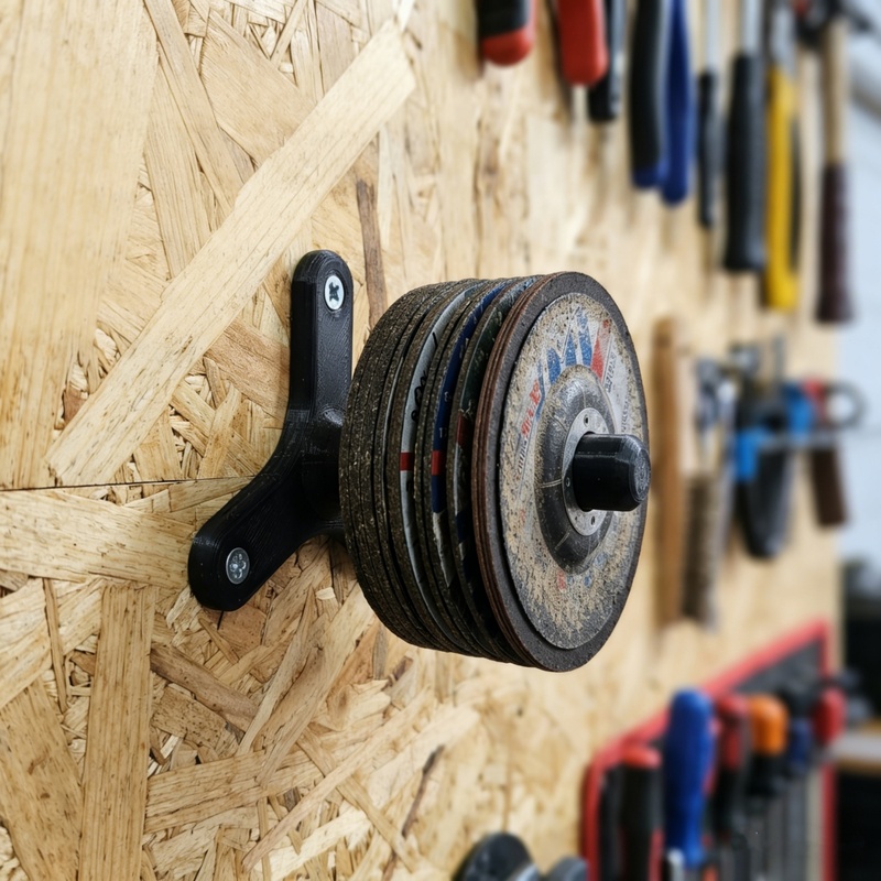 Workshop Tools Wall - 1 Stück Wandhalterung für 125mm Winkelschleifer,