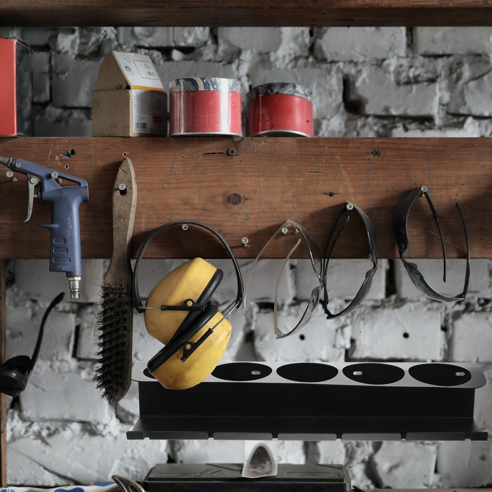 Workshop Tools Wall - 1 Set Hochleistungs-Metall-Werkzeughalter für die Wandmontage