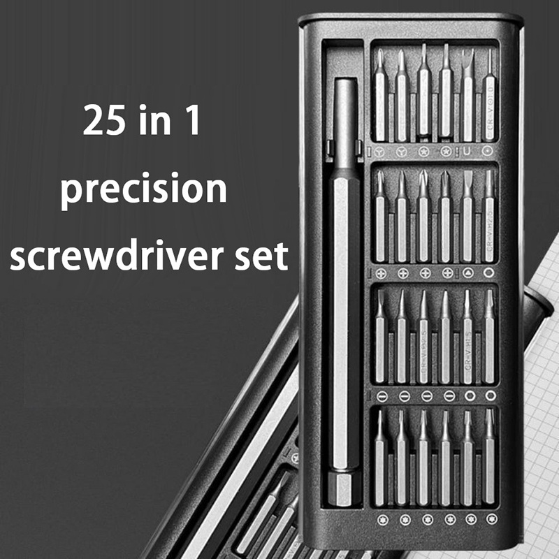 Tools Xiaomi - 25-in-1 Präzisions-Schraubendreher-Set, magnetisches Schraubendreher-Kit, multifunktionale Mini-Reparaturwerkzeuge