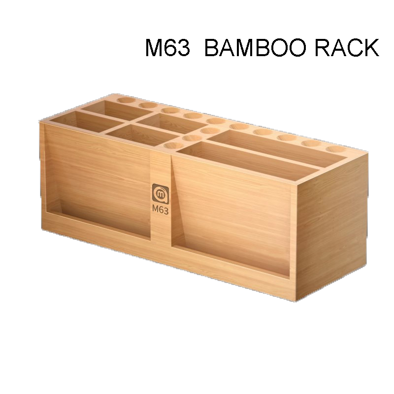 Workshop Cutting Tools - Amaoe M63 Bambo Aufbewahrungsbox, multifunktionales Aufbewahrungsregal,