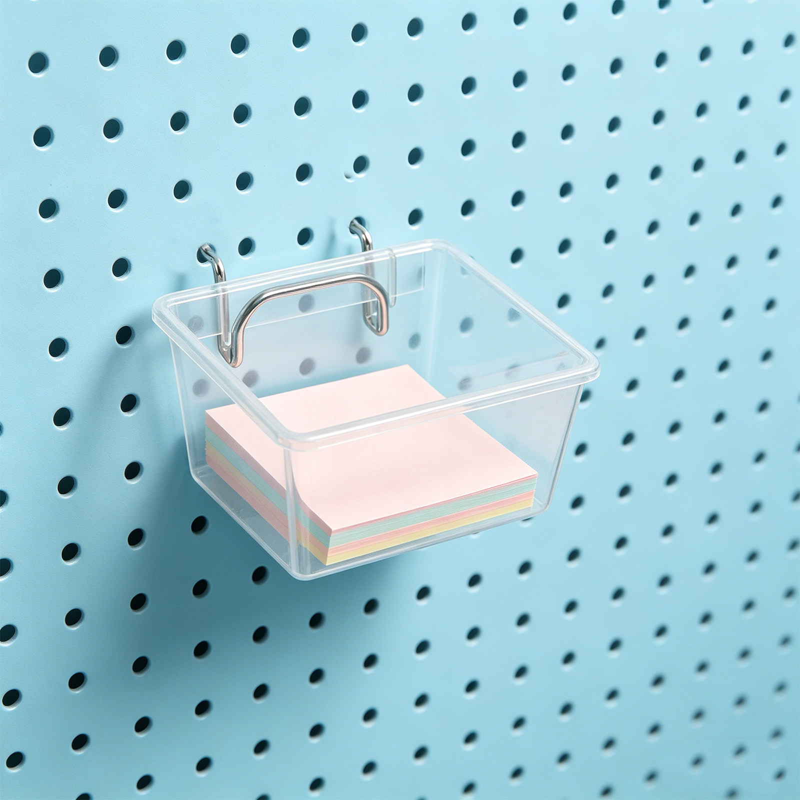 Workshop Tools Wall - 20-teiliges Pegboard-Aufbewahrungsbox-Set, transparent, für Garage, Werkstatt,