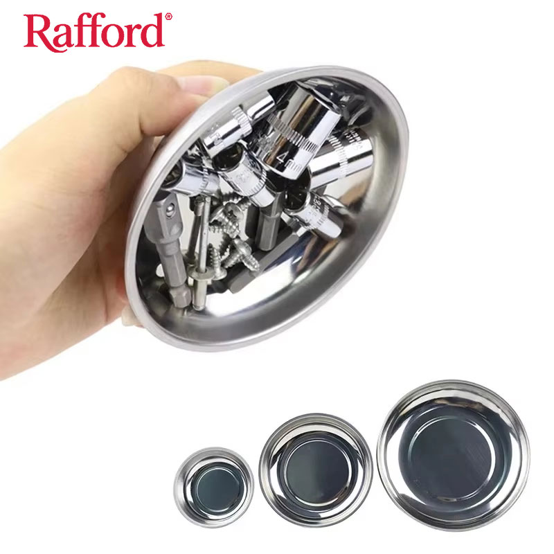 Magnetic Parts Tray - Rafford Magnetische Schraubenaufbewahrungsschale 3''/4''/6'' Edelstahl-Werkzeuge für