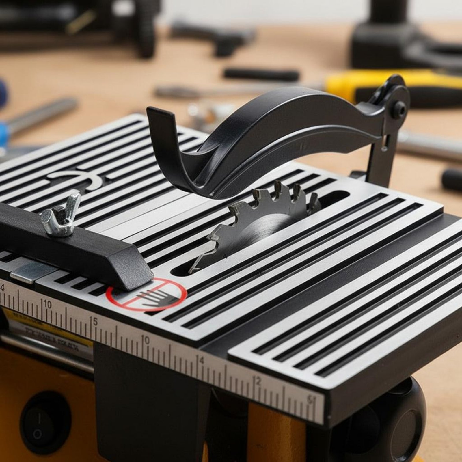 Workshop Cutting Tools - Mini-Tischkreissäge Tragbare Miniatur-Tischsäge Schneidemaschine Geräuscharmes Elektrowerkzeug