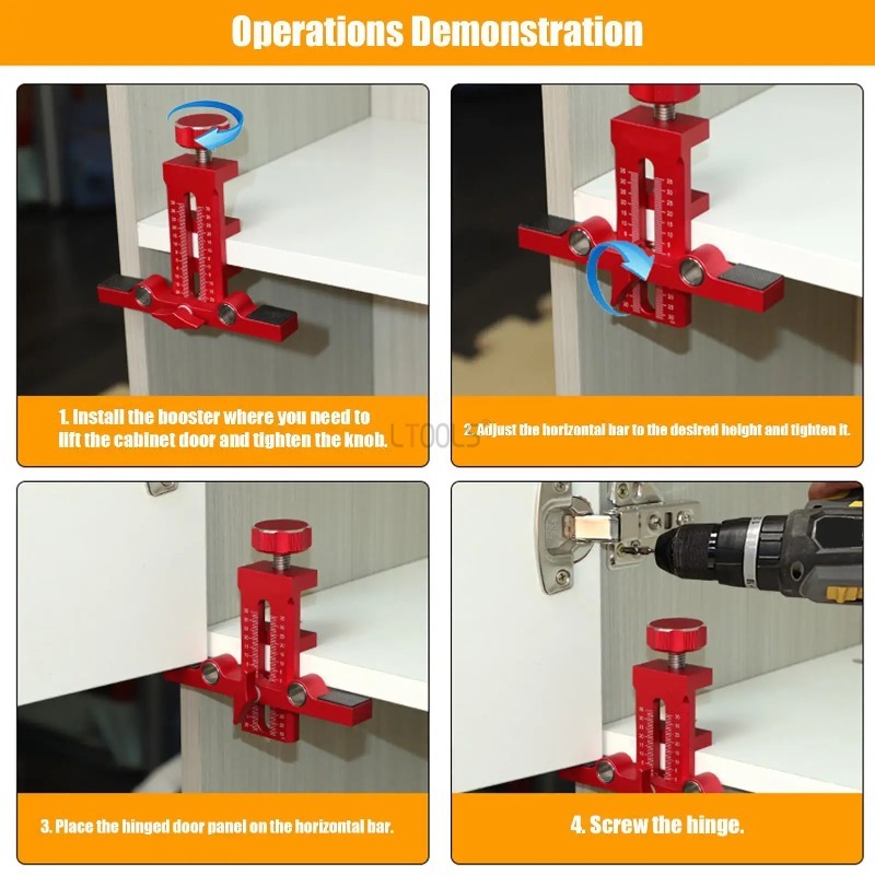 Holzbearbeitungs-Schranktür-Mo – Dowel Jig Kit Bewertung und Preis