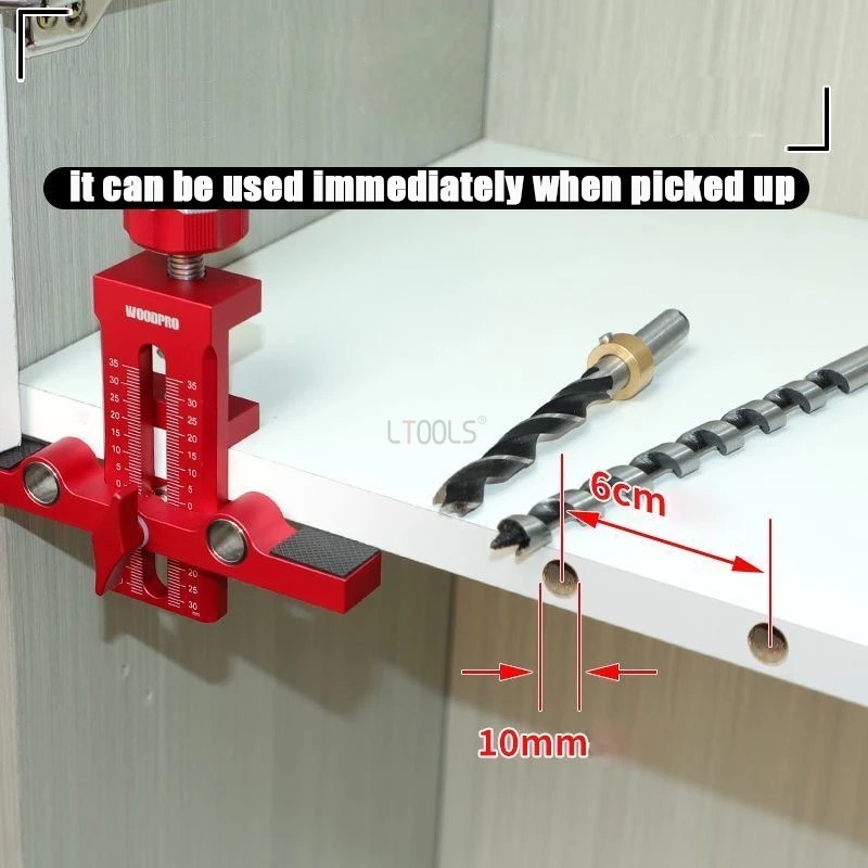 Holzbearbeitungs-Schranktür-Mo – Dowel Jig Kit Bewertung und Preis