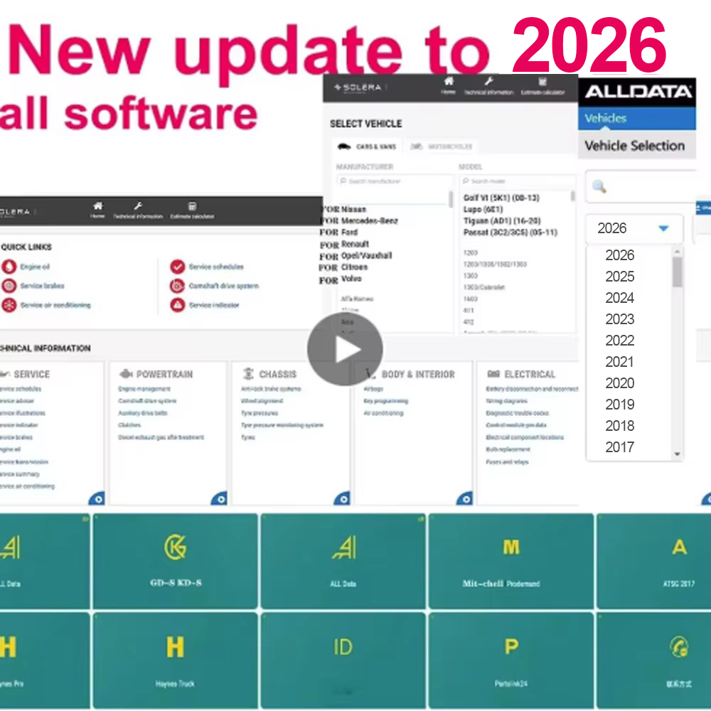 2026 Alldata Online Software:  – Workshop Tools Online Bewertung und Preis