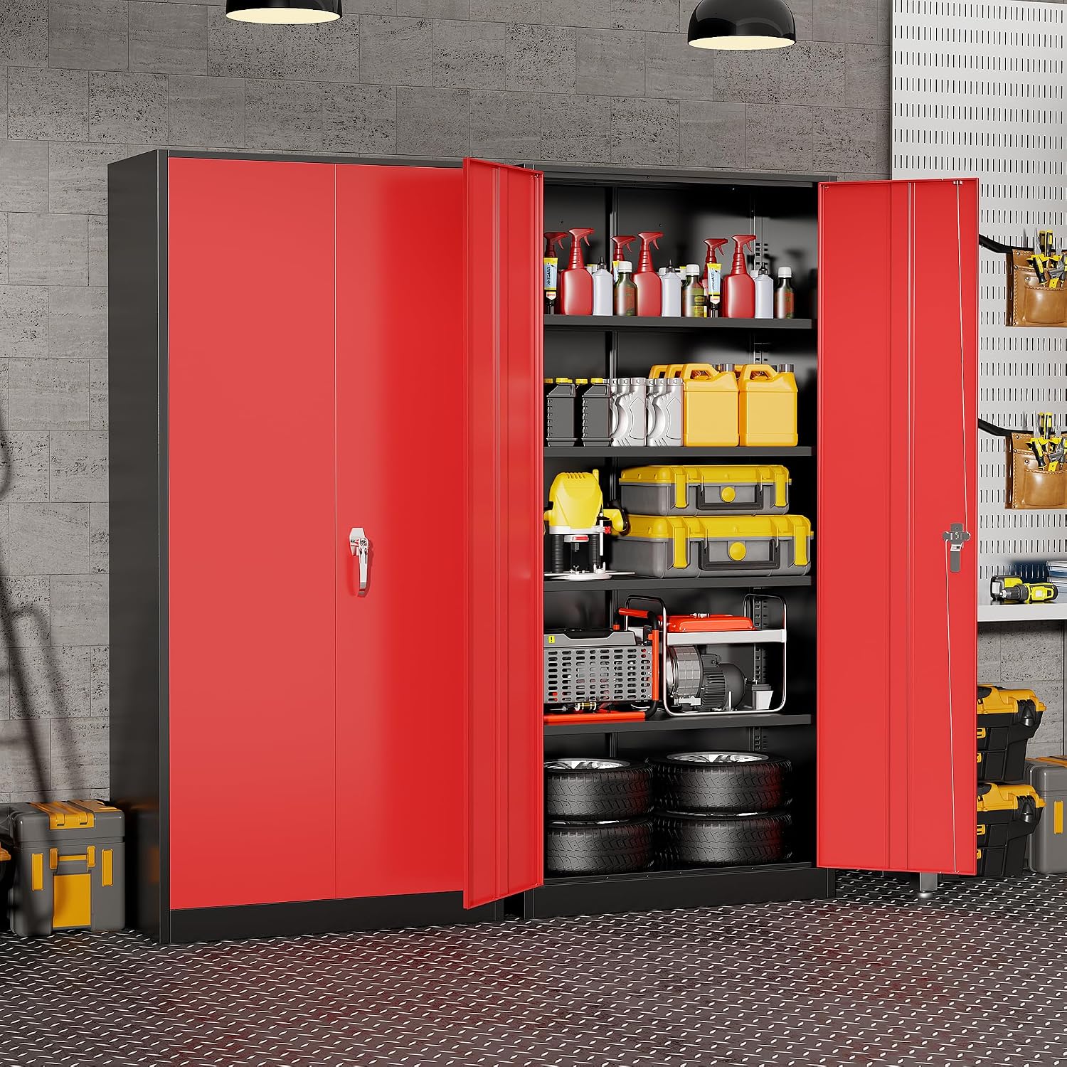 Robuster Metall-Garagenschrank – Tools For Metal Workshop Bewertung und Preis