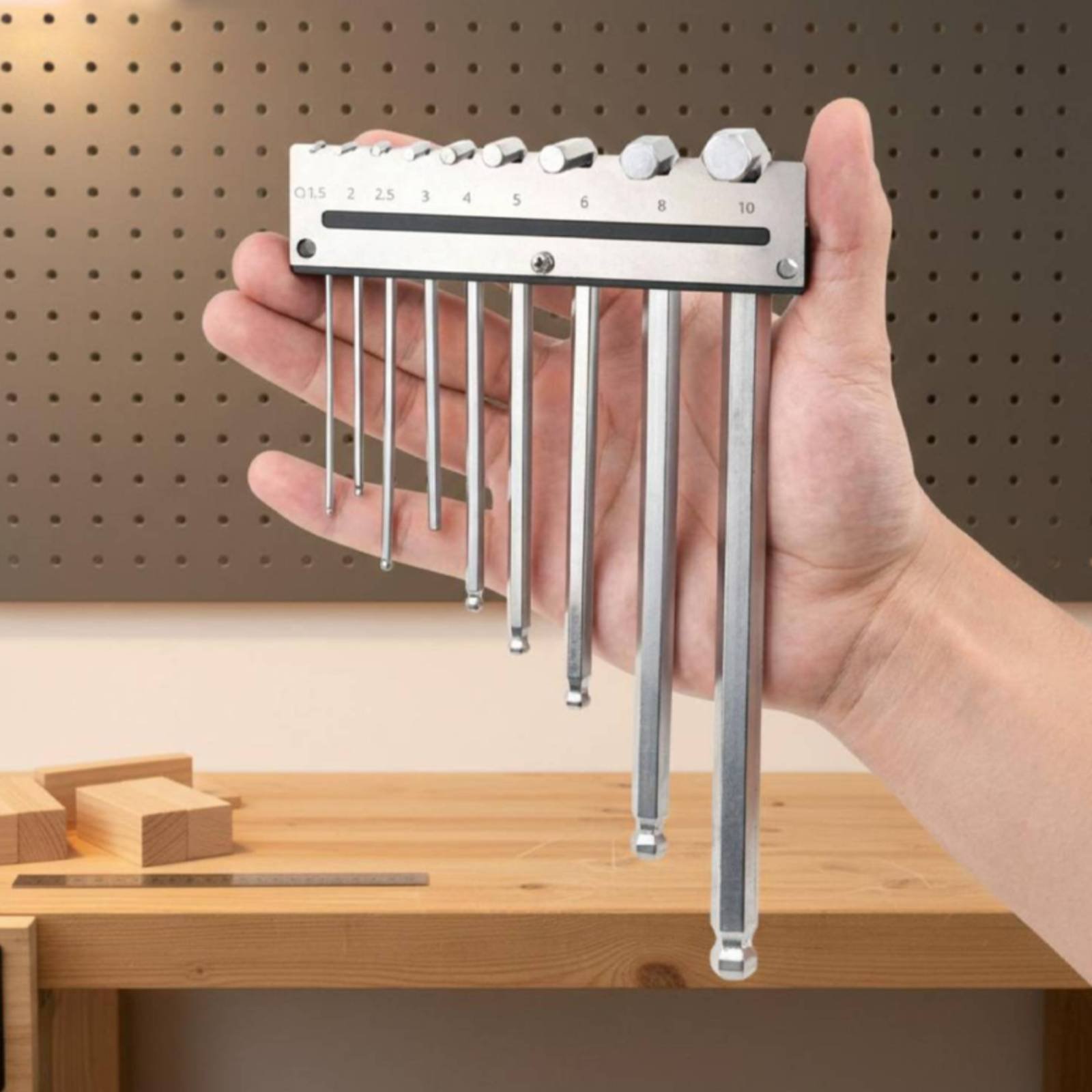 Wandmontierter Sechskantschlüs – Workshop Tools Wall Bewertung und Preis