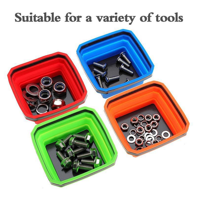 Farbige Quadratische Silikon F – Magnetic Parts Tray Bewertung und Preis