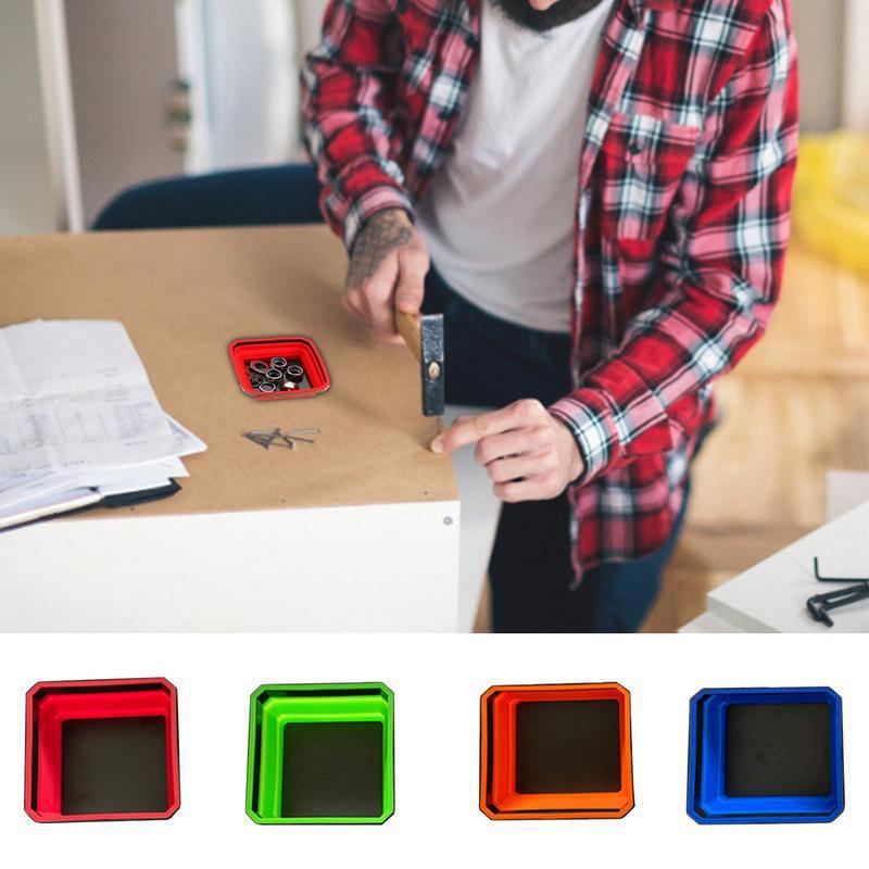 Farbige Quadratische Silikon F – Magnetic Parts Tray Bewertung und Preis