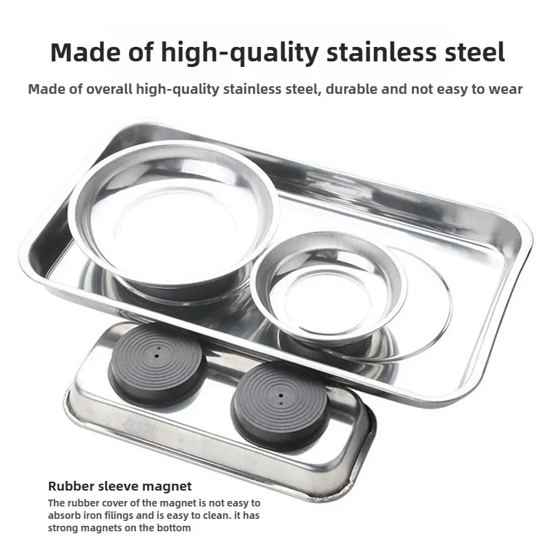 Quadratische Magnetschüssel, L – Magnetic Parts Tray Bewertung und Preis