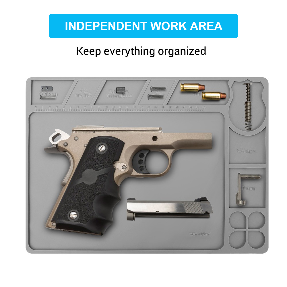 Pistolen-Reinigungsmatte Waffe – Magnetic Parts Tray Bewertung und Preis