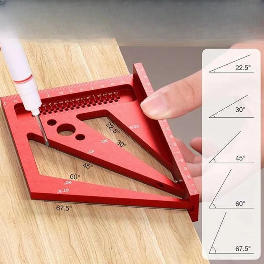 Roter 3D-Multifunktions-Winkel – Workshop Layout Tools Bewertung und Preis